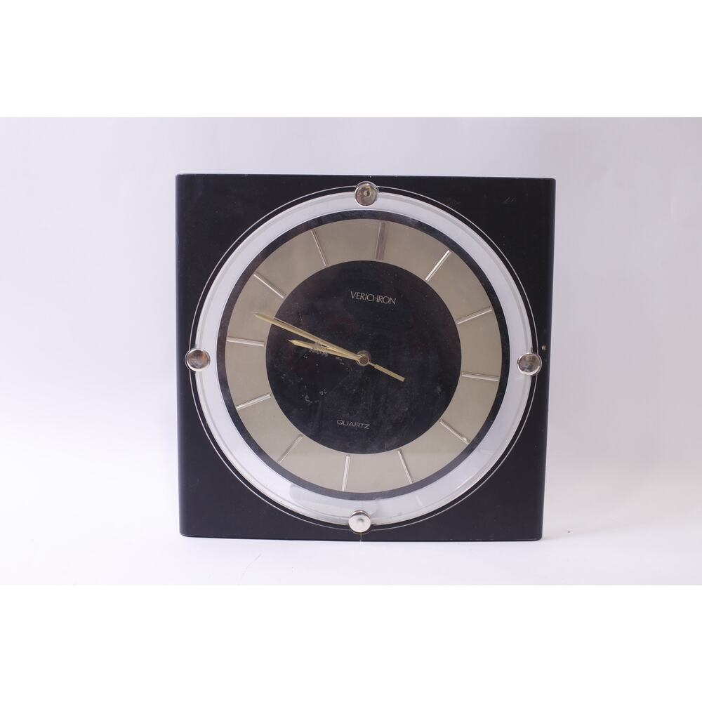 1980s, Vintage, Verichron, Quartz, Wall Clock, 11", Wall Decor, ~ 250916-WH O-3
